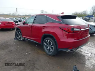 2022 Lexus RX with VIN 2T2HZMDA6NC321813, listed as a IAAI auction lot 41915584 with 36,893 mi miles. Bid and sale history available at carsss.com. Image 3.