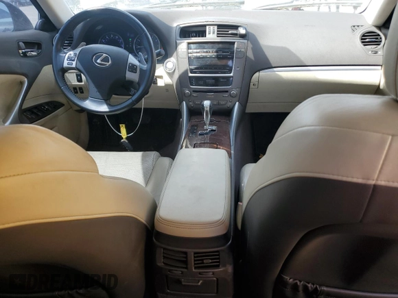 2012 Lexus IS 250 with VIN JTHCF5C24C5053795, listed as a Copart auction lot 51798535 with 139,567 mi miles and Salvage Title. Bid and sale history available at DreamBid. Image 8.