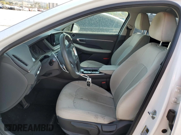 2021 Hyundai Sonata Hybrid Blue with VIN KMHL24JJ8MA035371, listed as a Copart auction lot 67689393 with 61,447 mi miles. Bid and sale history available at carsss.com. Image 7.