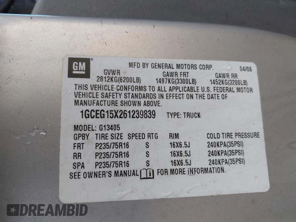 2006 Chevrolet City Express Cargo z VIN 1GCEG15X261239839, wystawiony jako IAAI lot #41196866 z przebiegiem 212 938 mil mil oraz . Historia ofert i sprzedaży dostępna na DreamBid. Obrazek 9.