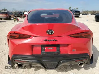 2020 Toyota GR Supra 3.0 with VIN WZ1DB4C06LW022733, listed as a Copart auction lot 45703115 with 5,682 mi miles and Salvage Title. Bid and sale history available at carsss.com. Image 6.