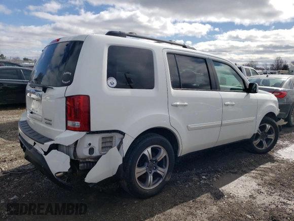 2015 Honda Pilot SE with VIN 5FNYF4H37FB068331, listed as a Copart auction lot 46571805 with 59,706 mi miles and Clean Title. Bid and sale history available at carsss.com. Image 3.