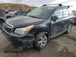 2014 Subaru Forester 2.5i Premium with VIN JF2SJACC4EG438571, listed as a Copart auction lot 45237625 with 196,142 mi miles and Salvage Title. Bid and sale history available at carsss.com. Image 1.