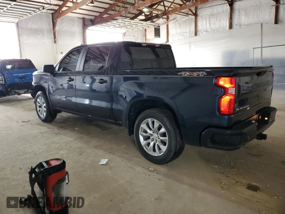 2019 Chevrolet Silverado 1500 Custom with VIN 3GCPYBEH9KG219832, listed as a Copart auction lot 49230885 with 102,272 mi miles and Salvage Title. Bid and sale history available at DreamBid. Image 2.
