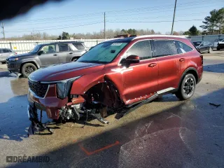 2024 Kia Sorento S with VIN 5XYRL4JC9RG299252, listed as a Copart auction lot 43142035 with 1,484 mi miles and Salvage Title. Bid and sale history available at carsss.com. Image 1.
