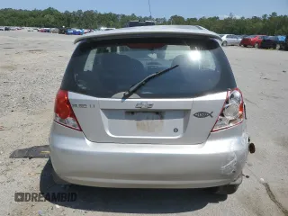 2006 Chevrolet Aveo LT with VIN KL1TG66636B522245, listed as a Copart auction lot 55668655 with Not provided miles and Salvage title. Bid and sale history available at DreamBid. Image 6.