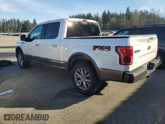 2015 Ford F-150 XLT with VIN 1FTEW1EG1FFC61935, listed as a Copart auction lot 52532645 with 127,798 mi miles and Salvage Title. Bid and sale history available at carsss.com. Image 2.