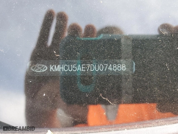 2013 Hyundai Accent SE with VIN KMHCU5AE7DU074888, listed as a Copart auction lot 50087305 with 166,406 mi miles and Salvage Title. Bid and sale history available at carsss.com. Image 12.