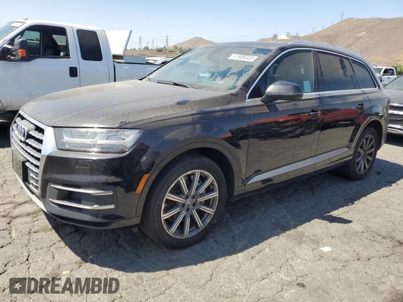 2018 Audi Q7 Premium Plus with VIN WA1LAAF70JD028163, listed as a Copart auction lot 61989305 with 191,095 mi miles and Clean title. Bid and sale history available at DreamBid. Image 1.