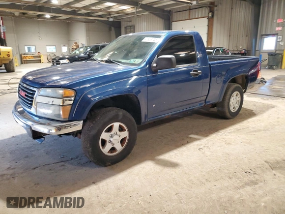 2006 GMC Canyon SL Z85 with VIN 1GTDT148268191882, listed as a Copart auction lot 47809745 with 153,108 mi miles and Clean Title. Bid and sale history available at carsss.com. Image 1.