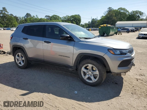 2023 Jeep Compass Sport z VIN 3C4NJDANXPT536715, wystawiony jako Copart lot #53182585 z przebiegiem 43 671 mil mil oraz Szkoda całkowita • Salvage title. Historia ofert i sprzedaży dostępna na DreamBid. Obrazek 4.