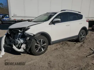 2018 Toyota RAV4 XLE with VIN JTMRFREV7JJ741076, listed as a Copart auction lot 45454135 with 128,402 mi miles and Salvage Title. Bid and sale history available at carsss.com. Image 1.