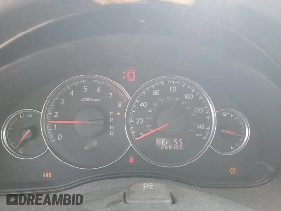 2008 Subaru Legacy Special with VIN 4S3BL616387218426, listed as a Copart auction lot 62131555 with 268,155 mi miles and Salvage title. Bid and sale history available at DreamBid. Image 9.