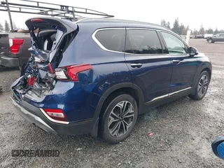 2020 Hyundai Santa Fe Limited with VIN 5NMS5CAA0LH283622, listed as a IAAI auction lot 41517434 with 37,370 mi miles. Bid and sale history available at carsss.com. Image 4.