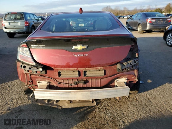 2016 Chevrolet Volt LT with VIN 1G1RC6S57GU123008, listed as a Copart auction lot 69756332 with 0 mi miles. Bid and sale history available at carsss.com. Image 6.