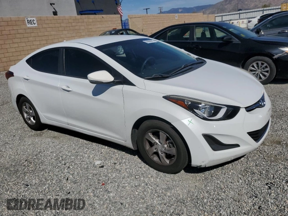 2015 Hyundai Elantra SE z VIN 5NPDH4AE1FH584223, wystawiony jako Copart lot #50069615 z przebiegiem 178 284 mil mil oraz Szkoda całkowita • Salvage title. Historia ofert i sprzedaży dostępna na DreamBid. Obrazek 4.