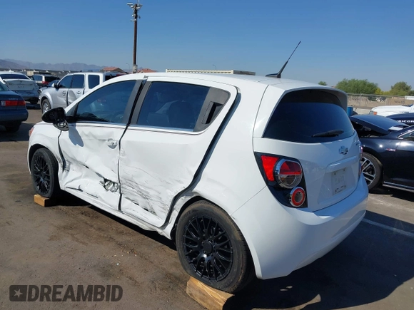 2012 Chevrolet Sonic LT with VIN 1G1JC6SB4C4214346, listed as a IAAI auction lot 40296983 with 116,014 mi miles. Bid and sale history available at carsss.com. Image 3.