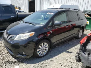 2011 Toyota Sienna XLE z VIN 5TDDK3DC7BS005536, wystawiony jako Copart lot #54765845 z przebiegiem Nie podano mil oraz Szkoda całkowita • Salvage title. Historia ofert i sprzedaży dostępna na DreamBid. Obrazek 1.