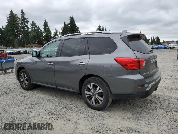 2019 Nissan Pathfinder S with VIN 5N1DR2MM7KC645399, listed as a Copart auction lot 60463925 with 115,053 mi miles and Salvage title. Bid and sale history available at DreamBid. Image 2.