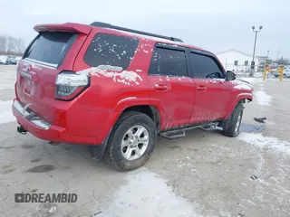 2018 Toyota 4Runner SR5 with VIN JTEBU5JR5J5535848, listed as a IAAI auction lot 41405864 with 112,214 mi miles and . Bid and sale history available at DreamBid. Image 4.