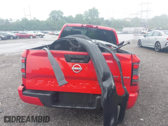 2023 Nissan Frontier SV with VIN 1N6ED1EK5PN656523, listed as a IAAI auction lot 42341035 with 38,653 mi miles and . Bid and sale history available at DreamBid. Image 16.