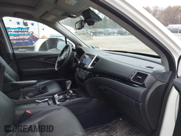 2019 Honda Ridgeline RTL-E z VIN 5FPYK3F77KB007879, wystawiony jako IAAI lot #41697569 z przebiegiem 80 215 mil mil oraz . Historia ofert i sprzedaży dostępna na DreamBid. Obrazek 5.