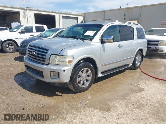 2004 Infiniti QX56 with VIN 5N3AA08A44N809589, listed as a IAAI auction lot 41792702 with 1 mi miles. Bid and sale history available at carsss.com. Image 2.