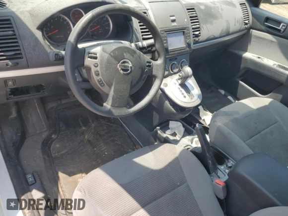 2012 Nissan Sentra SR with VIN 3N1AB6AP7CL742550, listed as a Copart auction lot 59290745 with 85,470 mi miles and Salvage title. Bid and sale history available at DreamBid. Image 8.