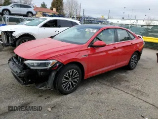 2019 Volkswagen Jetta SEL z VIN 3VWEB7BU9KM234529, wystawiony jako Copart lot #48048385 z przebiegiem 56 081 mil mil oraz Szkoda całkowita • Salvage title. Historia ofert i sprzedaży dostępna na DreamBid. Obrazek 1.