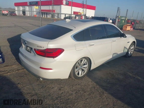2015 BMW 5 Series 535i Gran Turismo with VIN WBA5M2C51FD872215, listed as a IAAI auction lot 41787558 with 96,768 mi miles and . Bid and sale history available at DreamBid. Image 4.