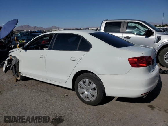 2014 Volkswagen Jetta SE with VIN 3VWD17AJ0EM423581, listed as a Copart auction lot 57253094 with 126,610 mi miles and Salvage title. Bid and sale history available at DreamBid. Image 2.
