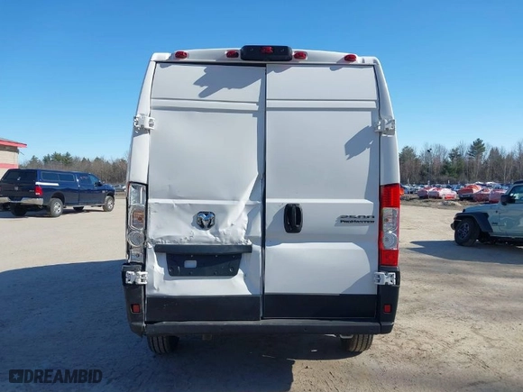 2023 Ram ProMaster Cargo Van with VIN 3C6LRVDG5PE541920, listed as a IAAI auction lot 41845097 with 327 mi miles. Bid and sale history available at carsss.com. Image 16.