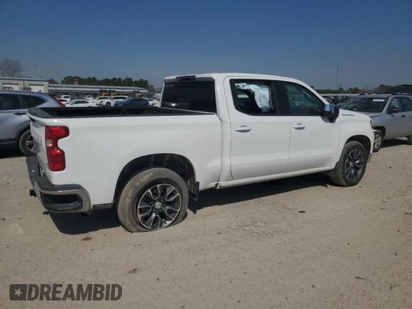 2023 Chevrolet Silverado 1500 LT with VIN 1GCPACED5PZ247013, listed as a Copart auction lot 49098885 with 36,518 mi miles and Salvage Title. Bid and sale history available at DreamBid. Image 3.