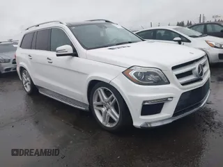 2014 Mercedes-Benz GL-Class GL 550 with VIN 4JGDF7DEXEA328392, listed as a IAAI auction lot 41187269 with 1 mi miles. Bid and sale history available at carsss.com. Image 1.
