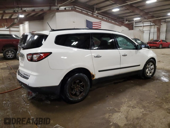 2013 Chevrolet Traverse LS with VIN 1GNKRFED5DJ184999, listed as a Copart auction lot 52169635 with 0 mi miles and Clean Title. Bid and sale history available at carsss.com. Image 3.