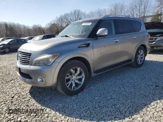 2012 Infiniti QX56 8-passenger with VIN JN8AZ2NC3C9315842, listed as a Copart auction lot 48496525 with 150,224 mi miles and Clean Title. Bid and sale history available at carsss.com. Image 1.