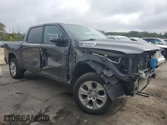2020 Ram 1500 Big Horn with VIN 1C6SRFFM8LN224711, listed as a Copart auction lot 72224464 with 195,778 mi miles and Salvage Title. Bid and sale history available at carsss.com. Image 4.