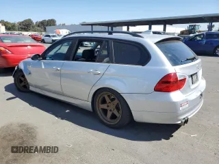 2007 BMW 3 Series 328i with VIN WBAVS13507FX15636, listed as a Copart auction lot 66418204 with 160,642 mi miles and Salvage Title. Bid and sale history available at carsss.com. Image 2.