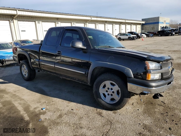 2005 Chevrolet Silverado 1500 Z71 with VIN 1GCEK19Z15Z243021, listed as a Copart auction lot 43177925 with 166,791 mi miles and Non Repairable. Bid and sale history available at carsss.com. Image 4.