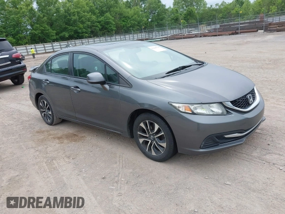 2013 Honda Civic EX with VIN 2HGFB2F8XDH502546, listed as a IAAI auction lot 42220799 with 252,887 mi miles and . Bid and sale history available at DreamBid. Image 1.