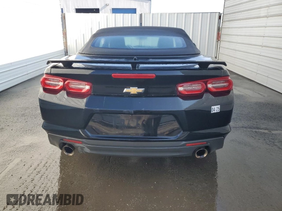 2020 Chevrolet Camaro 1LT with VIN 1G1FB3DX5L0111296, listed as a Copart auction lot 82791704 with 35,250 mi miles and Salvage Title. Bid and sale history available at carsss.com. Image 6.