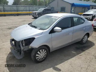 2017 Mitsubishi Mirage ES z VIN ML32F3FJ6HH003154, wystawiony jako Copart lot #54400895 z przebiegiem 52 584 mil mil oraz Szkoda całkowita • Salvage title. Historia ofert i sprzedaży dostępna na DreamBid. Obrazek 1.
