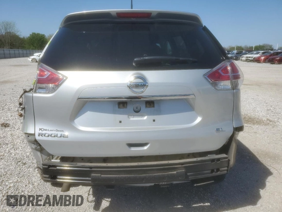 2015 Nissan Rogue SV with VIN 5N1AT2MT6FC787079, listed as a Copart auction lot 52744835 with 137,008 mi miles and Salvage Title. Bid and sale history available at DreamBid. Image 6.