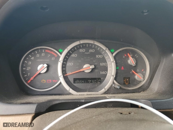 2007 Honda Pilot LX with VIN 5FNYF28127B018067, listed as a Copart auction lot 54637374 with 185,541 mi miles and Salvage Title. Bid and sale history available at carsss.com. Image 9.
