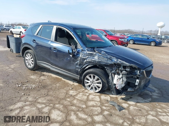 2015 Mazda CX-5 Touring with VIN JM3KE2CY0F0516589, listed as a IAAI auction lot 41707973 with 109,245 mi miles. Bid and sale history available at carsss.com. Image 1.
