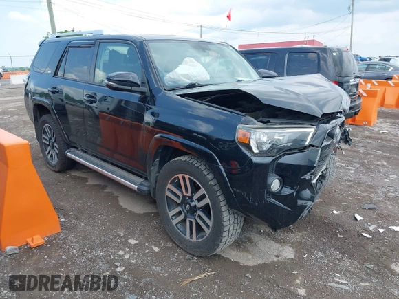 2017 Toyota 4Runner SR5 with VIN JTEBU5JR4H5413699, listed as a IAAI auction lot 42154756 with 80,568 mi miles and . Bid and sale history available at DreamBid. Image 1.