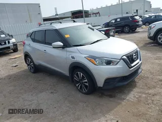 2018 Nissan Kicks S with VIN 3N1CP5CU4JL522920, listed as a IAAI auction lot 42206234 with 64,513 mi miles and . Bid and sale history available at DreamBid. Image 1.