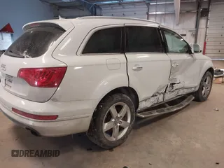 2013 Audi Q7 3.0T Premium Plus with VIN WA1LGAFE6DD004998, listed as a IAAI auction lot 41607118 with 1 mi miles. Bid and sale history available at carsss.com. Image 4.