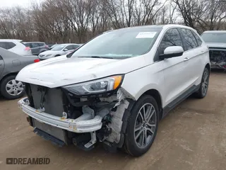 2019 Ford Edge Titanium with VIN 2FMPK3K96KBB68132, listed as a IAAI auction lot 41742275 with 91,339 mi miles. Bid and sale history available at carsss.com. Image 18.