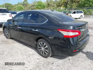2015 Nissan Sentra SV with VIN 3N1AB7AP0FL628268, listed as a IAAI auction lot 41947178 with 186,460 mi miles and . Bid and sale history available at DreamBid. Image 3.